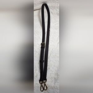 Michael Kors Dark Chocolate Brown Leather Strap Replacement with Gold Accent